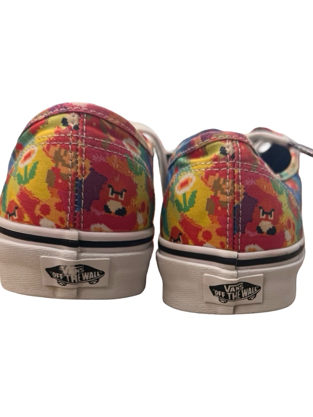 Vans x Nintendo Super Mario Bros Authentic Tie Dye Sneakers Men’s 11 Rare - Picture 9 of 13